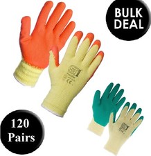 120 pairs latex coated orange - pairs,