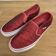 Vans Asher Pink Glitter slip