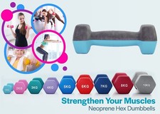 Neoprene hand dumbbells - neoprene,