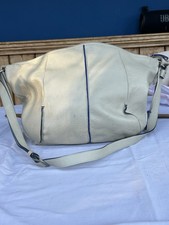 Large Stone / Cream Leather