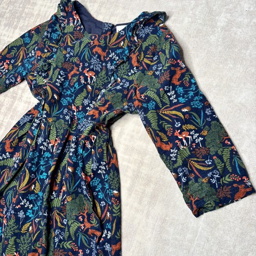 Joanie woodland print corduroy