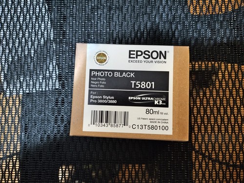 2019 genuine epson t5801 - genuine, photo