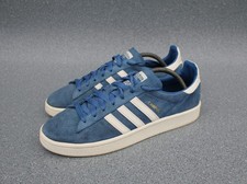 Adidas Campus Trainers Mens UK 10 Navy Blue Suede Sneakers Art CQ2079