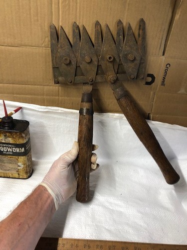 Vintage garden shears - vintage,