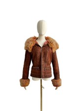 Vintage Real Sheepskin Cropped