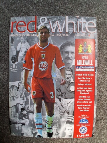 Football programme bristol - football,