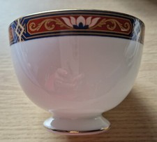 Wedgwood Chippendale Blue & Rust 4" Diameter Open Footed Sugar/Sauce/Nut Bowl