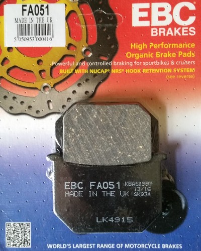 Ebc fa051 brake pads - brake, front
