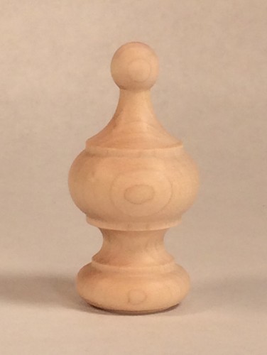 Newel post finial maple - newel,