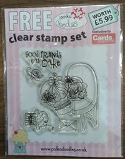 Polka Doodles Clear Stamp Set