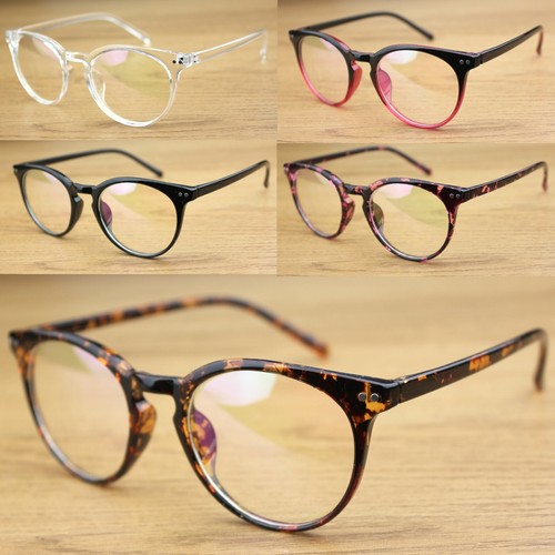 Classic oval clear lenses - clear,
