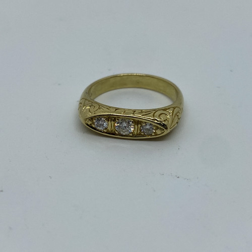 18ct yellow gold stone - 18ct,