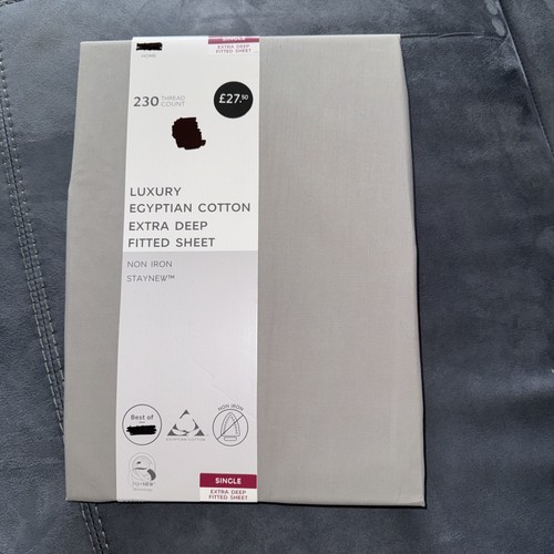 Single extra deep fitted - m&s,