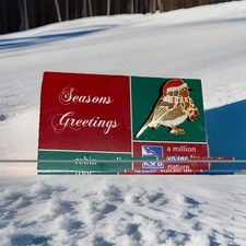RSPB- Pin Badge MVFN Christmas ROBIN with hat and scarf  ** FREE POST **