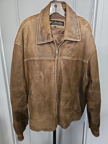 Columbia leather jacket - columbia,