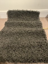 Grey Shaggy Rug 120cm X 60cm