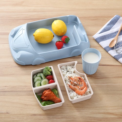 Kids food tray - with, car