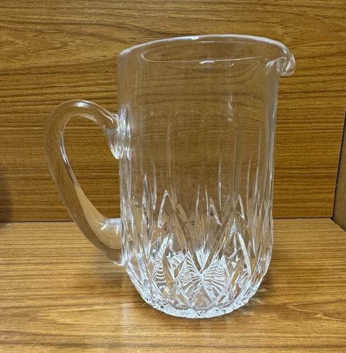 Crystal glass jug pitcher - crystal,
