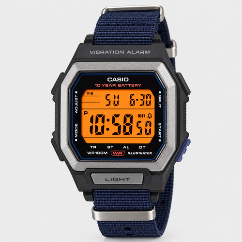 Casio 738 custom mod - custom, orange