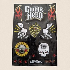 RARE Official Guitar Hero 3 Stickers (2007) Guns N' Roses - Activision Decals