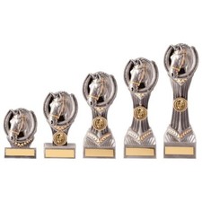 Horse Equestrian Trophies Silver Falcon Achievement Award 5 Sizes FREE Engraving