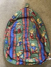 Vintage Baby Nursery Decor Teddy Bear Bean Bag Cover