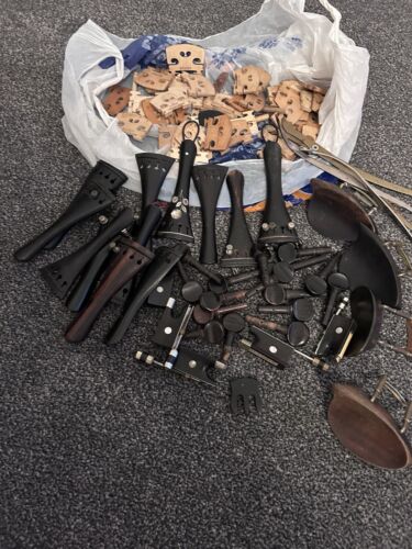 Old violin parts - old,