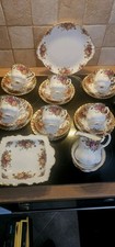 set 6 X Royal Albert Old