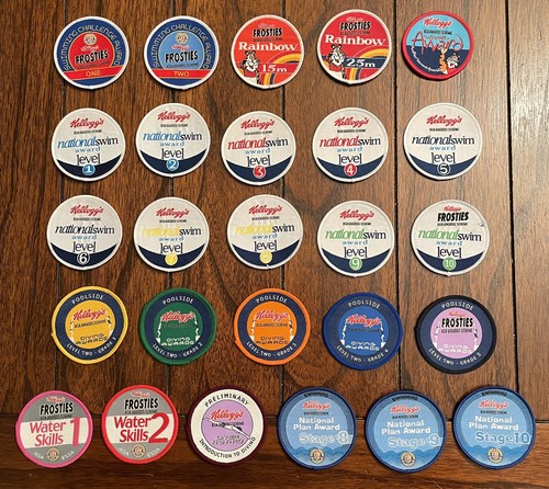 Kellogs asa swimming badges - kellogs, /