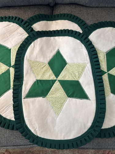 Four handmade quilted - four,