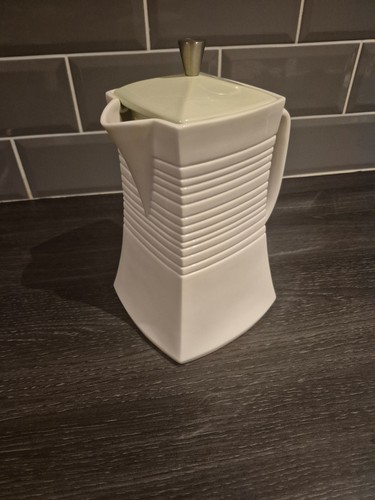 Belleek living coffee pot with - belleek,
