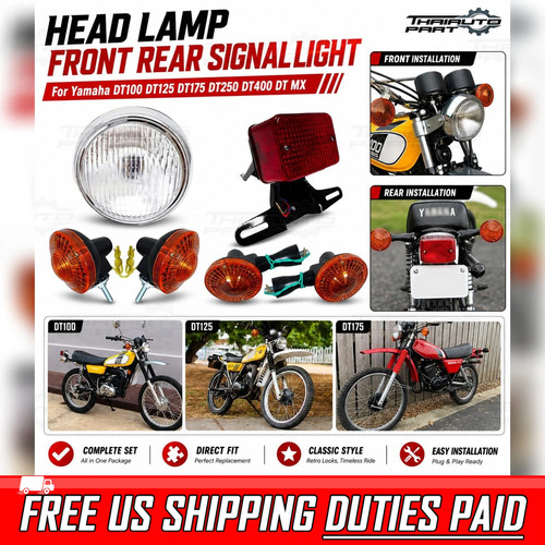 Head lamp front rear signal - lamp,