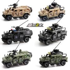 Ww2 Military Soldiers Swat Armored Vehicle Building Blocks Toy Gift