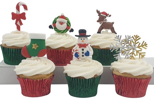 Christmas cake decorations - christmas,