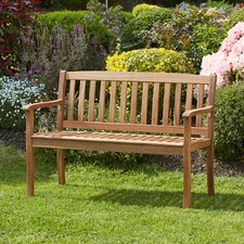 Garden Life Wooden Bench Acacia Hardwood Pre-Treated Water Resistant Furniture
