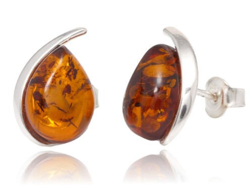 Natural baltic amber sterling - natural,