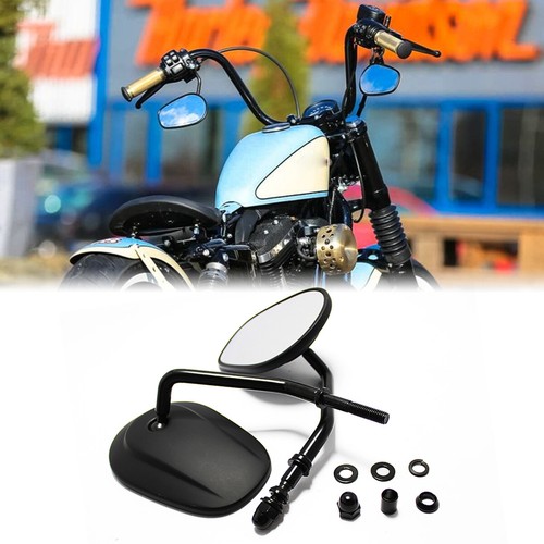 Oval side mirrors - side, rearview