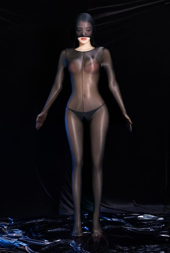 Sheer open crotch - crotch, bodysuit