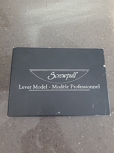 Screwpull lever wine opener - screwpull,