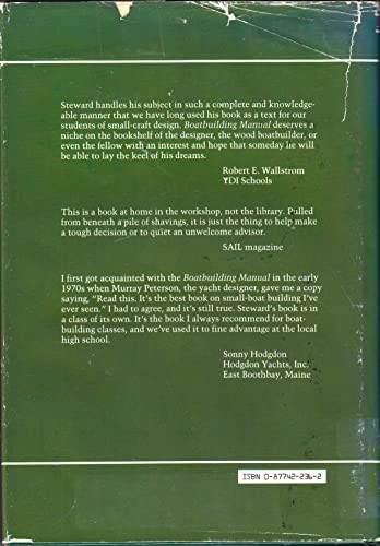 Boatbuilding manual steward - manual,,