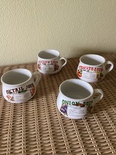 Vintage Soup Ceramic Mugs