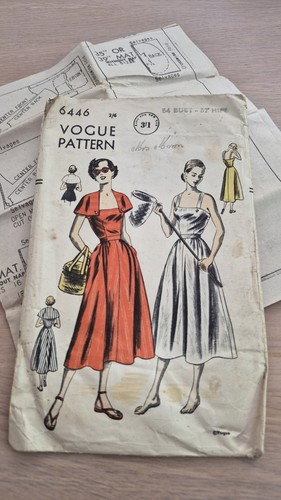 Vintage vogue pattern - vintage, 6446