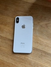 Apple iPhone x 256GB, Unlocked, Silver/White - Good Condition