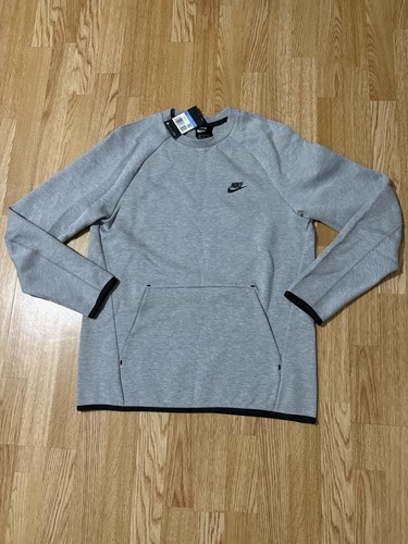 Nike tech fleece - grey, crew