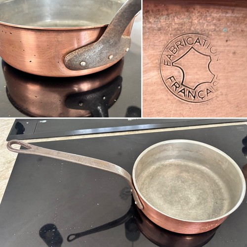 French copper sauté pan - french,