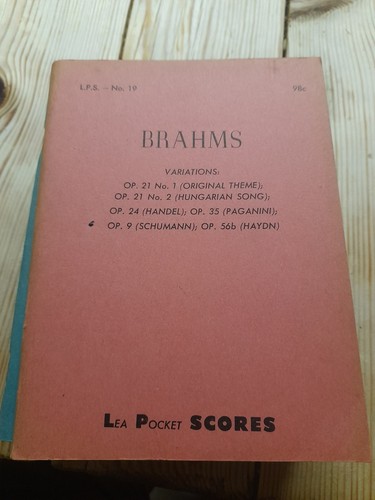 Brahms variations edition - brahms/, variations,