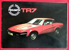 1978-79 TRIUMPH TR7 Sales Brochure inc TR7 V8 of Tony Pond Manx Rally -Excellent
