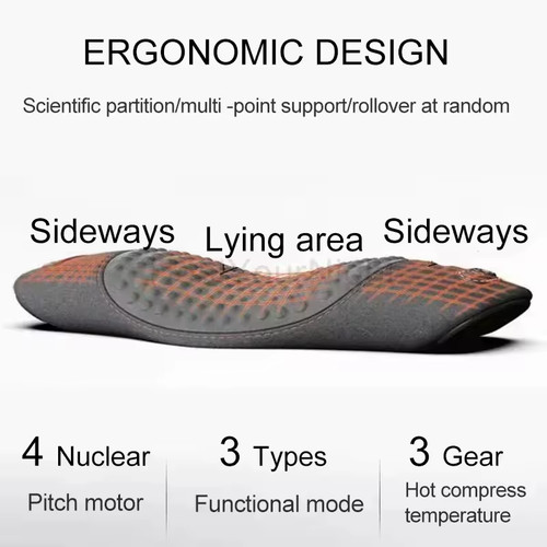Electric back massager - 3-in-1,