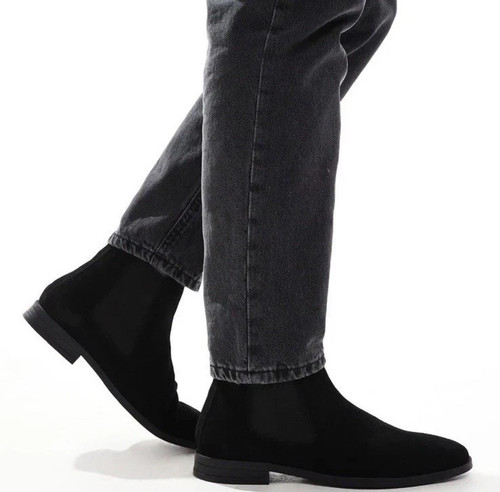Asos men black suede - asos,