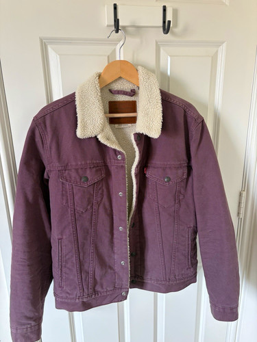 Levi trucker purple denim - purple,